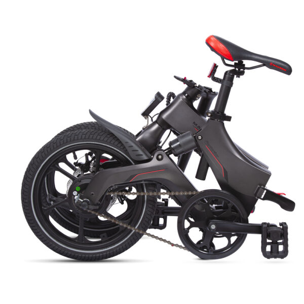 bici elettrica ebike e-bike macrom portofino pieghevole foldable garlate lecco rivenditore M-EBK16F telaio magnesio autonomia leggera