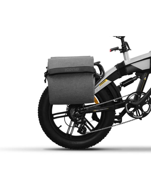 TRAVELBAGGR coppia borse travel bag e-bike ebike icone e-series x-series icon.e lecco rivenditore impermeabili grigie