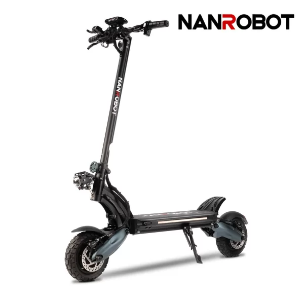 monopattino elettrico fuoristrada nanrobot d6+ d6 2.0 1.0 freni meccanici olio pneumatici ruote grosse