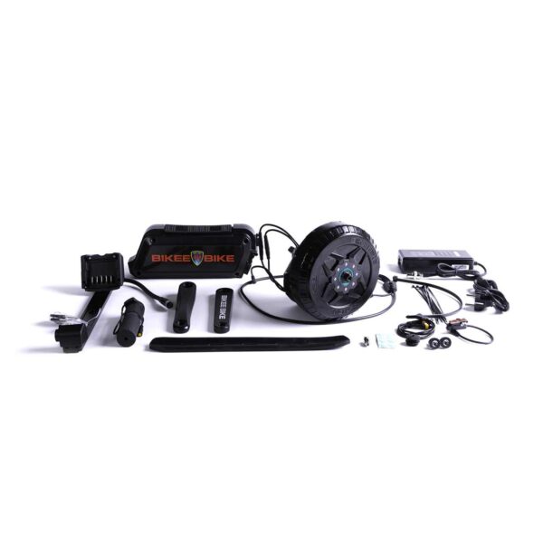 kit trasformazione bici muscolare elettrica e-bike ebike lecco motore elettrico centrale batteria 36v 250w omologato bicicletta garlate best easy borraccia zainetto portapacchi 48v bikee bike best ebike kit