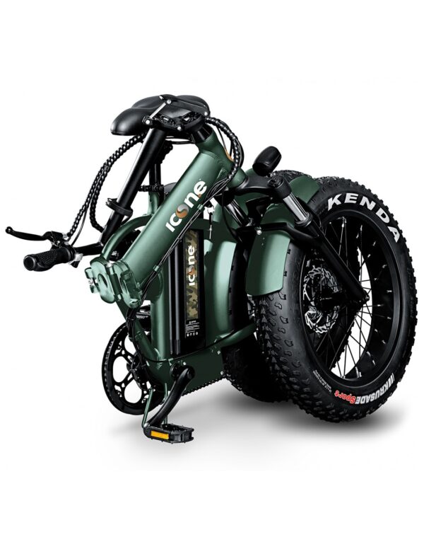 INEALRDMRG ebike e-bike bici elettrica fat-bike fatbike fat bike batteria samsung marines green 36v icone ammortizzata cambio shimano marce pieghevole foldable rivenditore lecco garlate ebike lecco