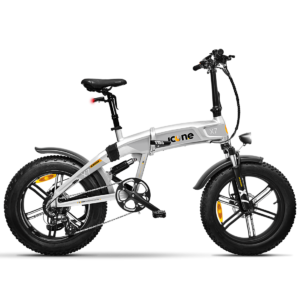 INEICROSSX7SS ebike e-bike bici elettrica fatbike fat-bike cambio shimano marce pieghevole foldable batteria integrata 48v samsung icone x7 icross stardust silver rivenditore lecco garlate